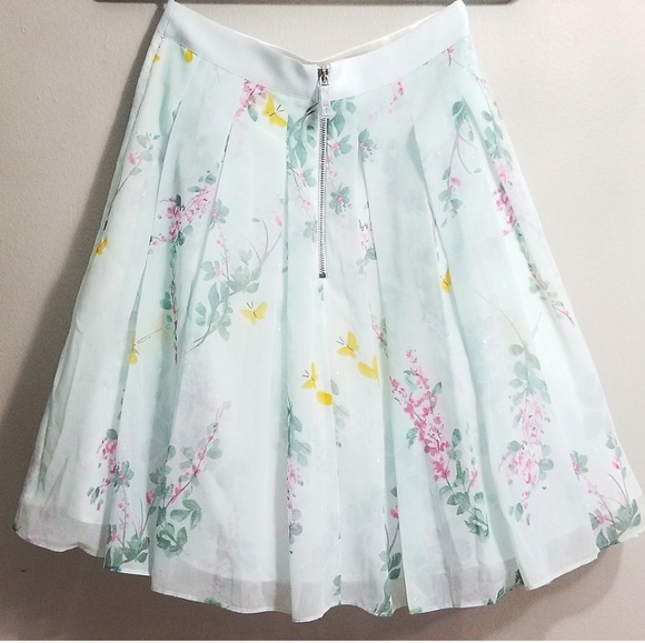 🍒NWT🍒 TED BAKER SORBET FULL MINI SKIRT - Picture 2 of 6